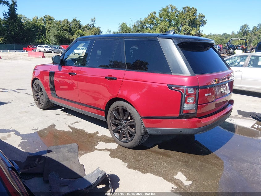 Vin: salgs2fe6ha352182, lot: 46615425, land rover range rover 5.0l v8 supercharged 20173