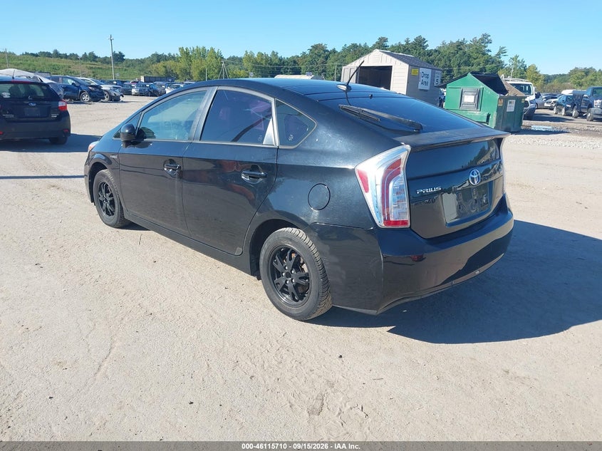 Vin: jtdkn3duxc5376298, lot: 46615426, toyota prius four 20123