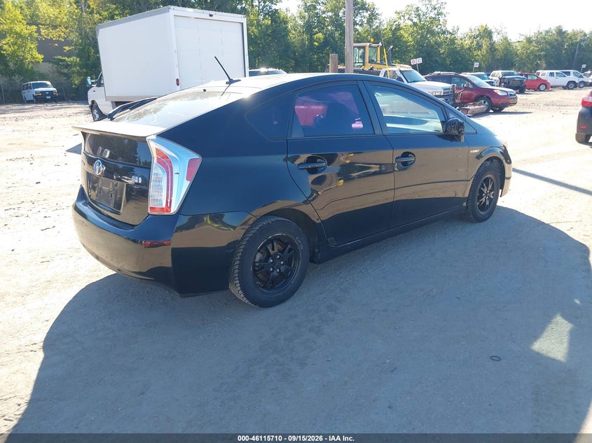Vin: jtdkn3duxc5376298, lot: 46615426, toyota prius four 20124