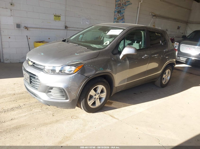 Vin: 3gncjksb6ll207995, lot: 46615464, chevrolet trax fwd ls 20202
