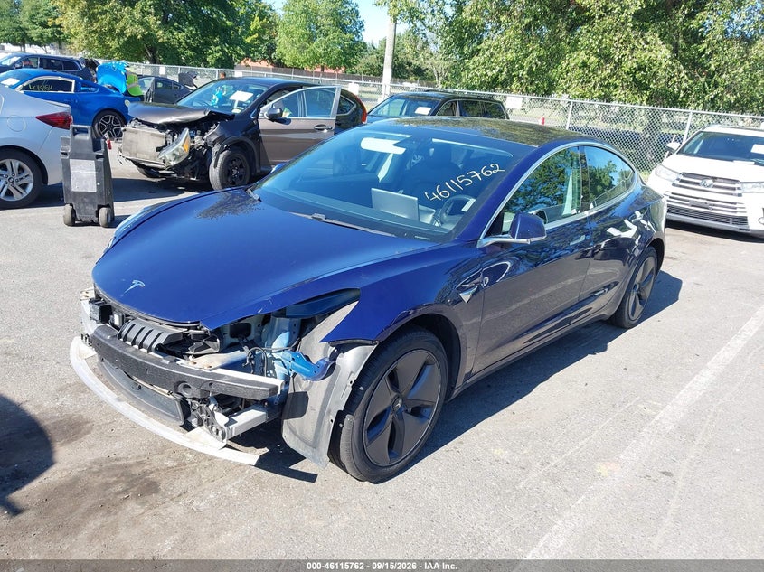 Vin: 5yj3e1ea0jf102679, lot: 46615478, tesla model 3 long range/mid range 20182