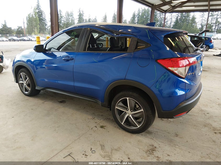 Vin: 3czru6h71nm728294, lot: 46615514, honda hr-v awd ex-l 20223
