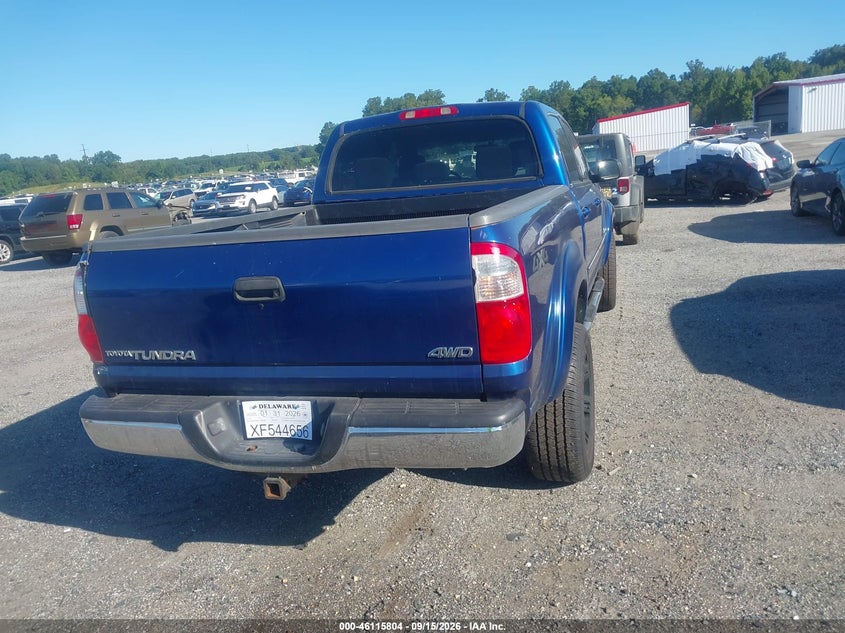 TOYOTA TUNDRA 2006 VIN 5TBDT44126S522128