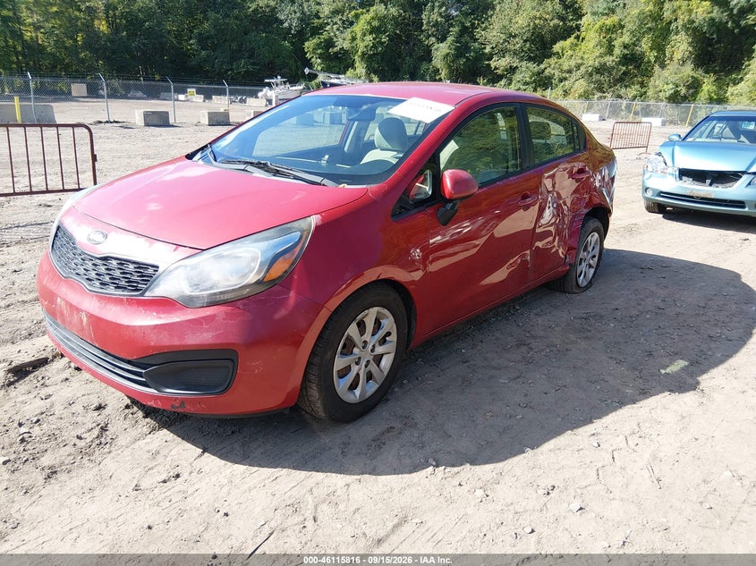 Vin: knadm4a36d6276706, lot: 46615532, kia rio lx 20132