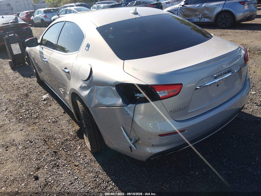 Vin: zam57xsl1j1287325, lot: 46615539, maserati ghibli granlusso 20183