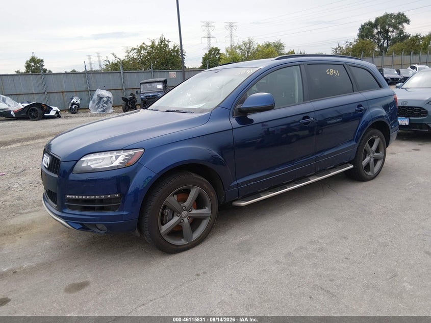 Vin: wa1lmbfe1fd024951, lot: 46615547, audi q7 3.0 tdi premium 20152
