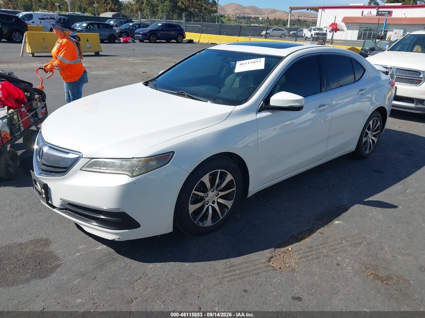 2016 Acura TLX, Normal Wear & Tear, IAAI, VIN 19UUB1F36GA004319 — photo 2
