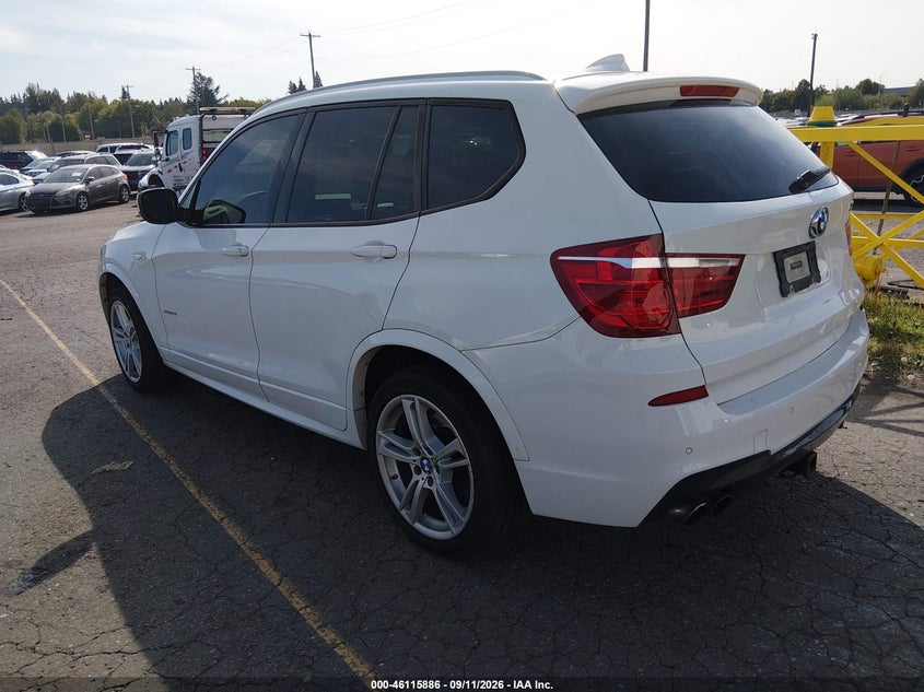 Vin: 5uxwx7c52e0e76829, lot: 46615602, bmw x3 xdrive35i 20143