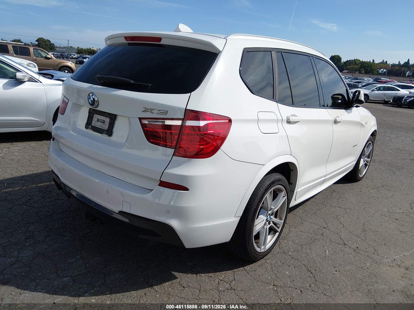 Vin: 5uxwx7c52e0e76829, lot: 46615602, bmw x3 xdrive35i 20144