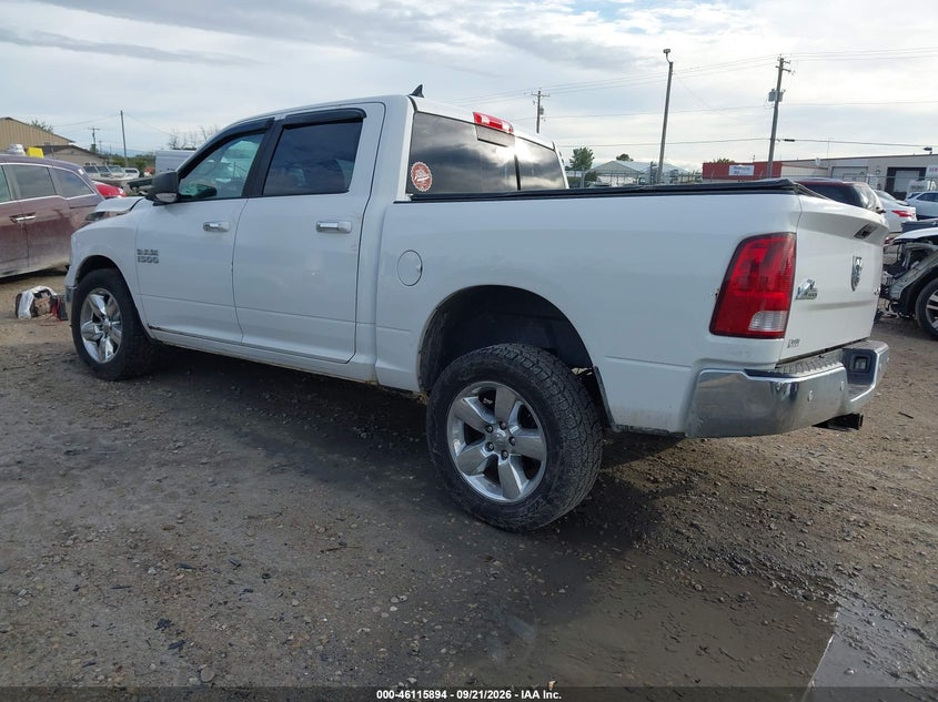 Vin: 1c6rr7lg4hs508266, lot: 46615610, ram 1500 big horn  4x4 5'7 box 20173