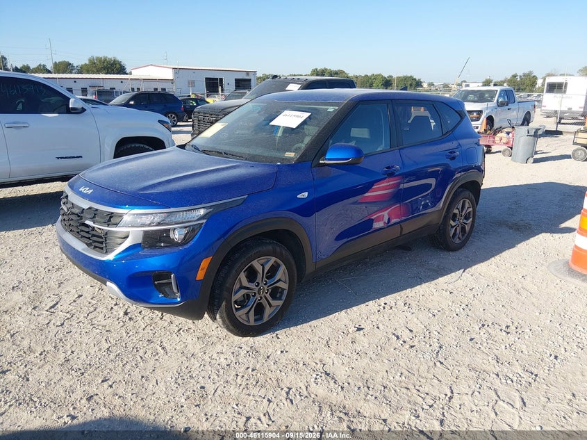 Vin: kndepcaaxr7633409, lot: 46615620, kia seltos lx 20242