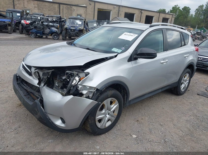 Vin: 2t3bfrev6fw352083, lot: 46615633, toyota rav4 le 20152