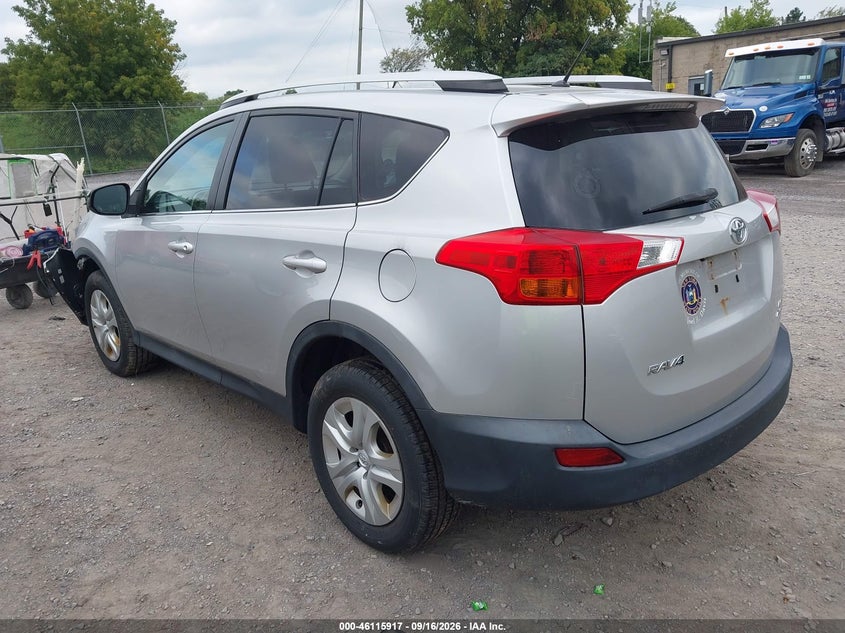 Vin: 2t3bfrev6fw352083, lot: 46615633, toyota rav4 le 20153