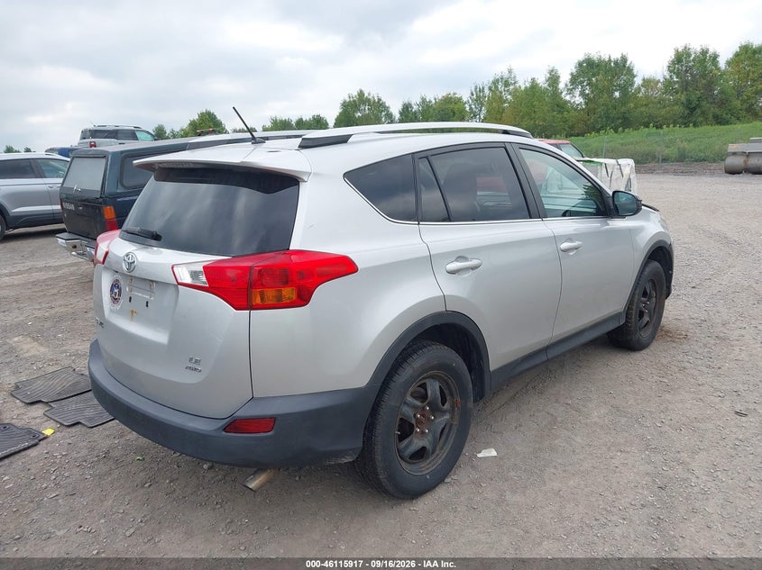 Vin: 2t3bfrev6fw352083, lot: 46615633, toyota rav4 le 20154