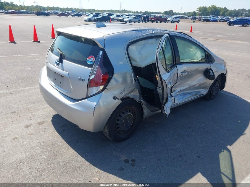 Vin: jtdkdtb34g1126078, lot: 46615666, toyota prius c one 20164