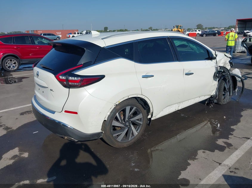Vin: 5n1az2cj0nc114303, lot: 46615703, nissan murano sl fwd 20224