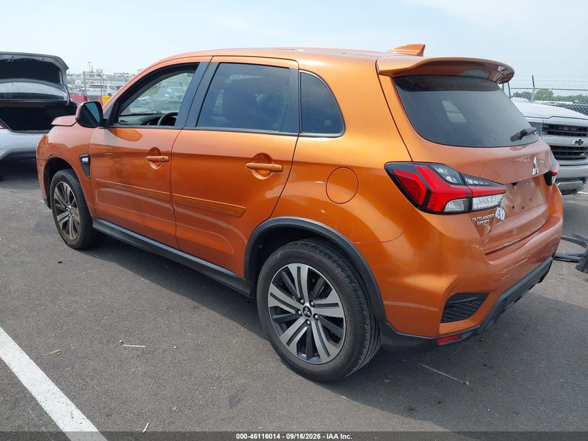 Vin: ja4apuau1mu008738, lot: 46615730, mitsubishi outlander sport 2.0 be 2wd/2.0 es 2wd/2.0 le 2wd/2.0 s 2wd 20213