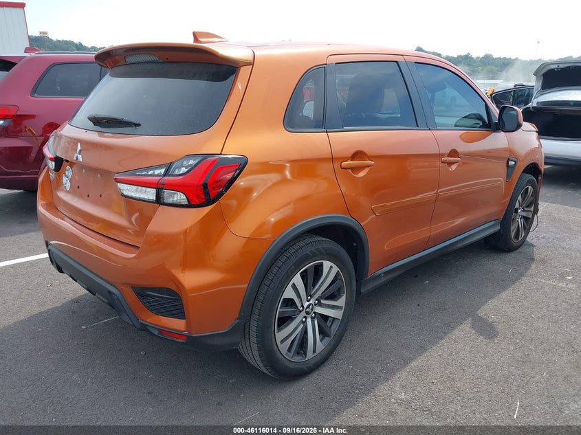 Vin: ja4apuau1mu008738, lot: 46615730, mitsubishi outlander sport 2.0 be 2wd/2.0 es 2wd/2.0 le 2wd/2.0 s 2wd 20214