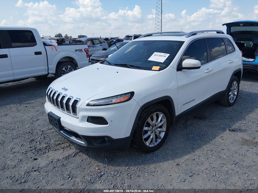 Vin: 1c4pjldb7gw273372, lot: 46615734, jeep cherokee limited 20162