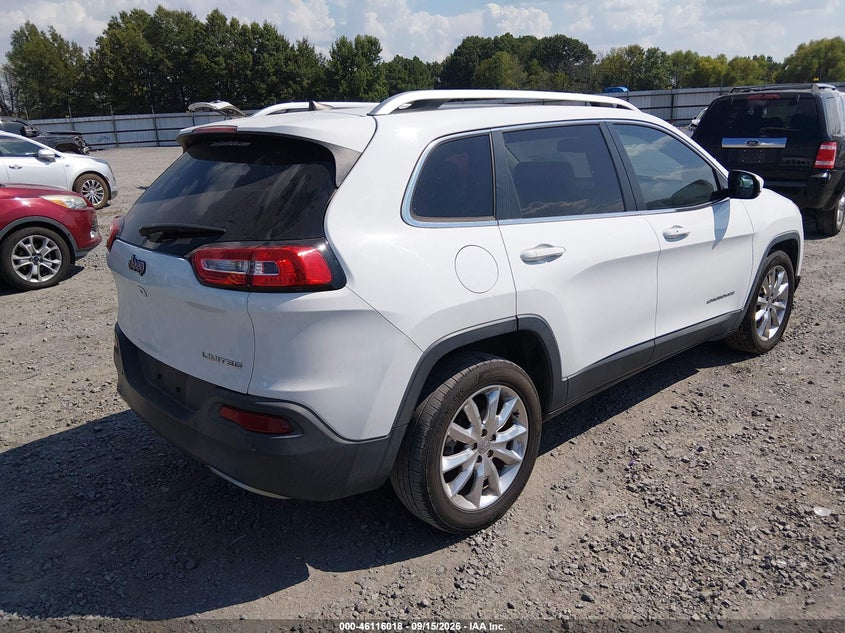 Vin: 1c4pjldb7gw273372, lot: 46615734, jeep cherokee limited 20164
