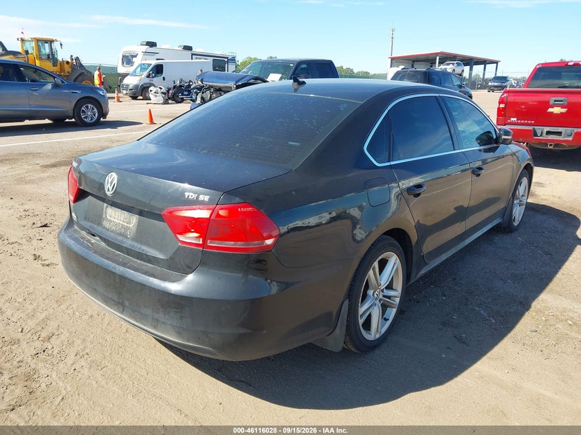 Vin: 1vwbv7a33fc014295, lot: 46615745, volkswagen passat 2.0l tdi se 20154