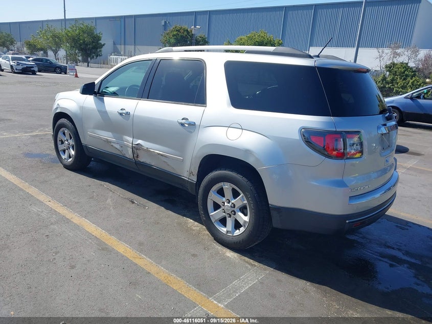 Vin: 1gkkrned5ej246040, lot: 46615767, gmc acadia sle-1 20143