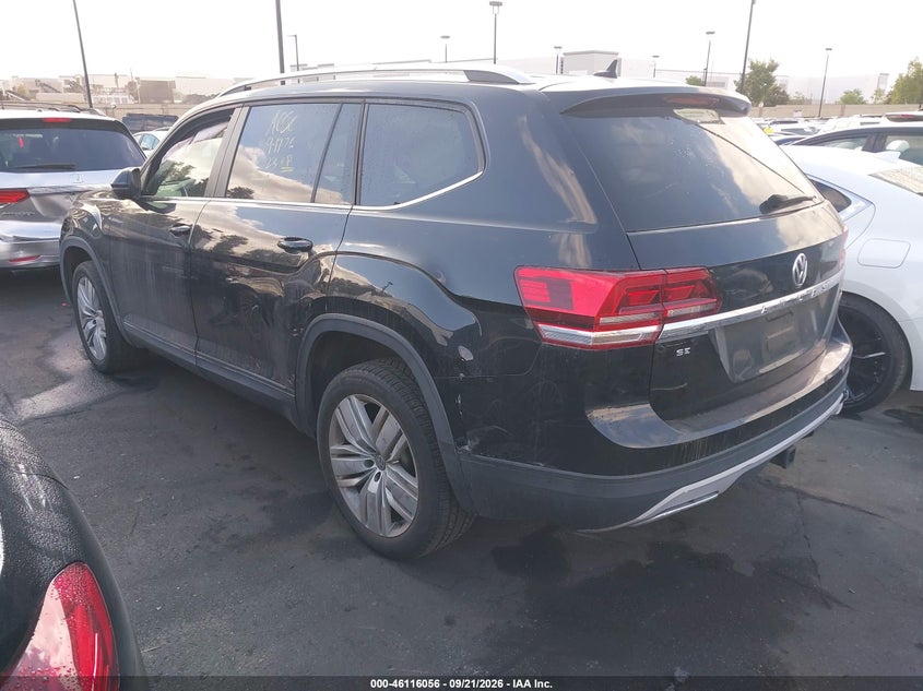 Vin: 1v2ur2ca7kc570472, lot: 46615772, volkswagen atlas 3.6l v6 se w/technology 20193