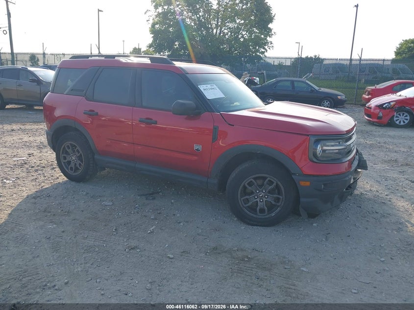 Vin: 3fmcr9b63mra95924, lot: 46615778, ford bronco sport big bend 2021 img_1