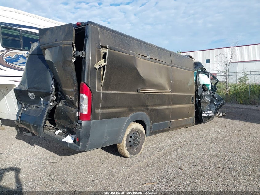 Vin: 3c6mrvjg5pe582346, lot: 46615779, ram promaster 3500 cargo van high roof 159 wb ext 20234