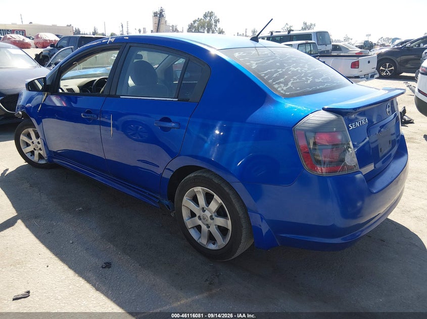 Vin: 3n1ab6ap8cl641582, lot: 46615797, nissan sentra 2.0 sr 20123