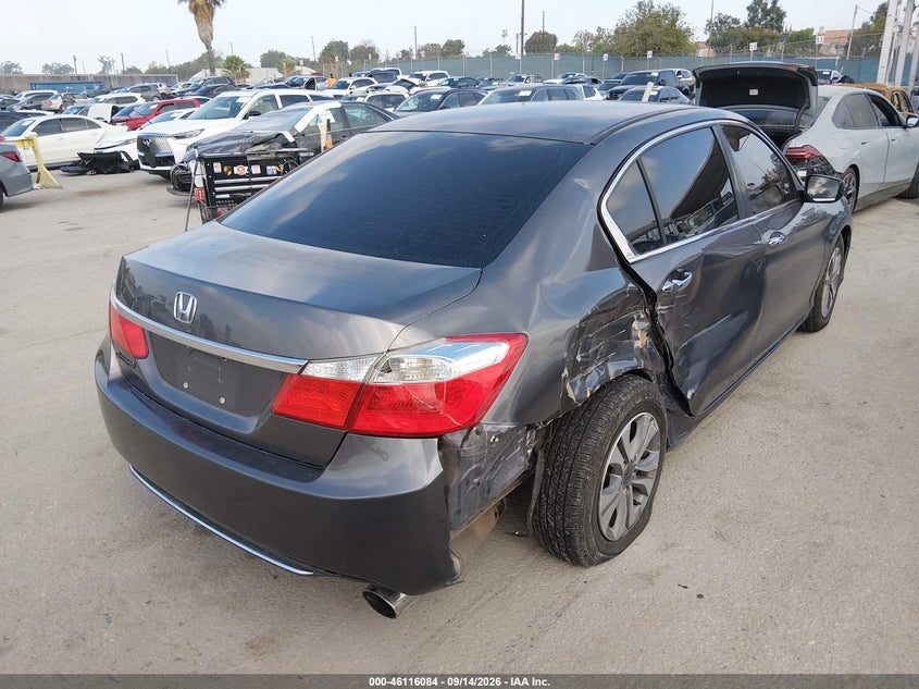 Vin: 1hgcr2f38fa050973, lot: 46615800, honda accord lx 20154