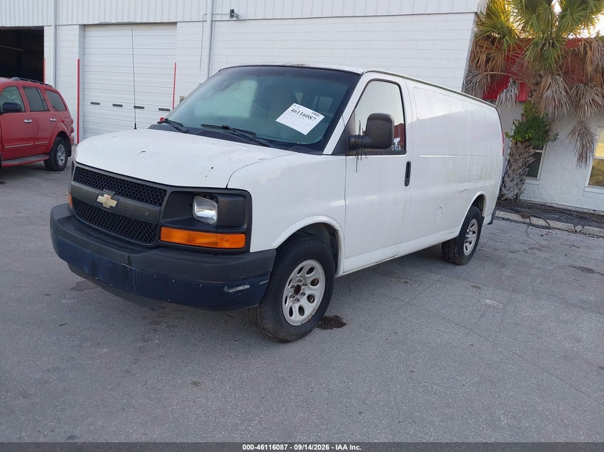 Vin: 1gcsgafx1b1110826, lot: 46615803, chevrolet express 1500 work van 20112