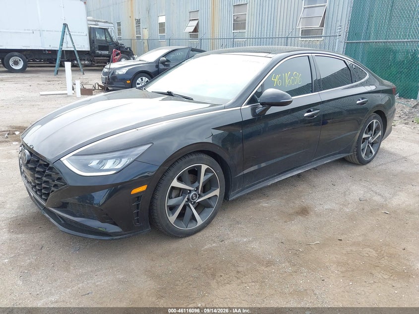 Vin: kmhl44j22na220536, lot: 46615812, hyundai sonata sel plus 20222