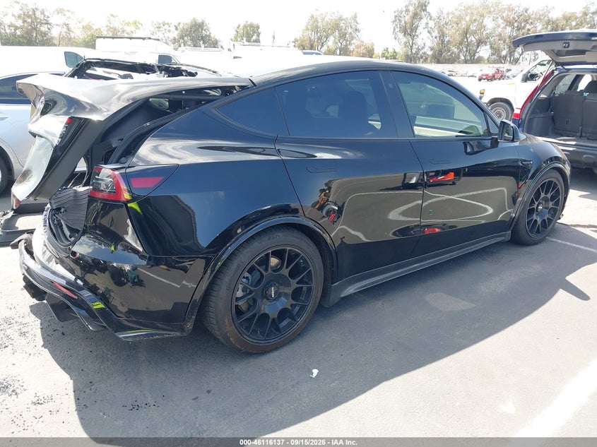 Vin: 7saygaee0nf485227, lot: 46615851, tesla model y long range dual motor all-wheel drive 20224