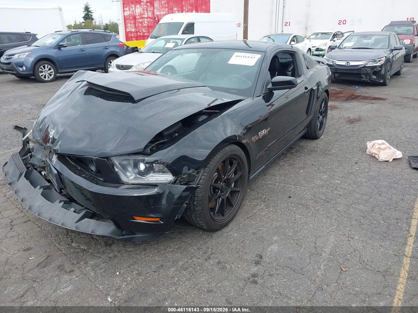 Vin: 1zvbp8cf9b5108204, lot: 46615859, ford mustang gt premium 20112