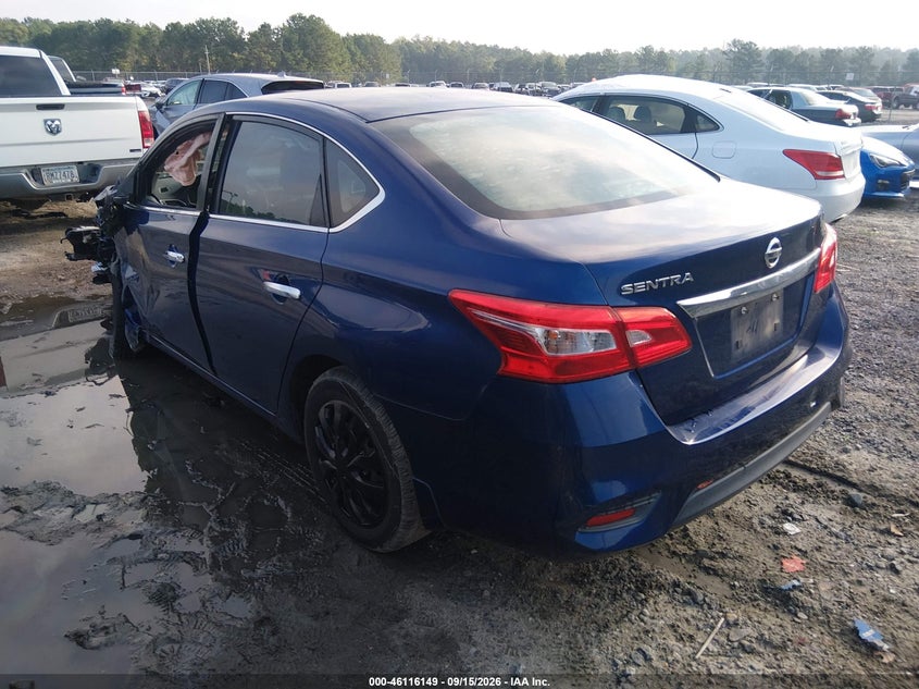 Vin: 3n1ab7ap5hy327341, lot: 46615865, nissan sentra s 20173