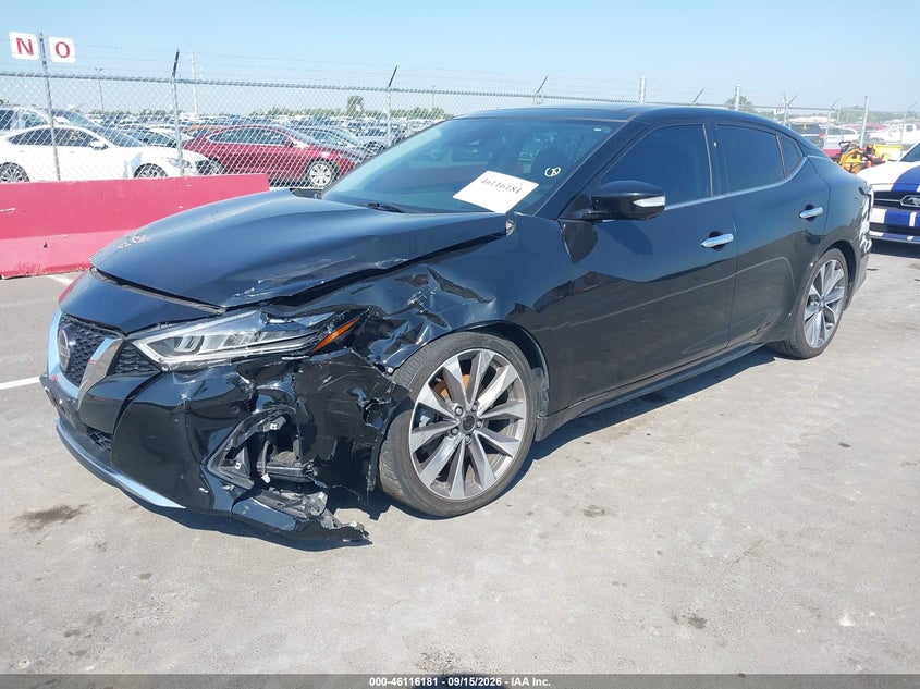 Vin: 1n4aa6fvxnc501092, lot: 46615897, nissan maxima platinum xtronic cvt 20222