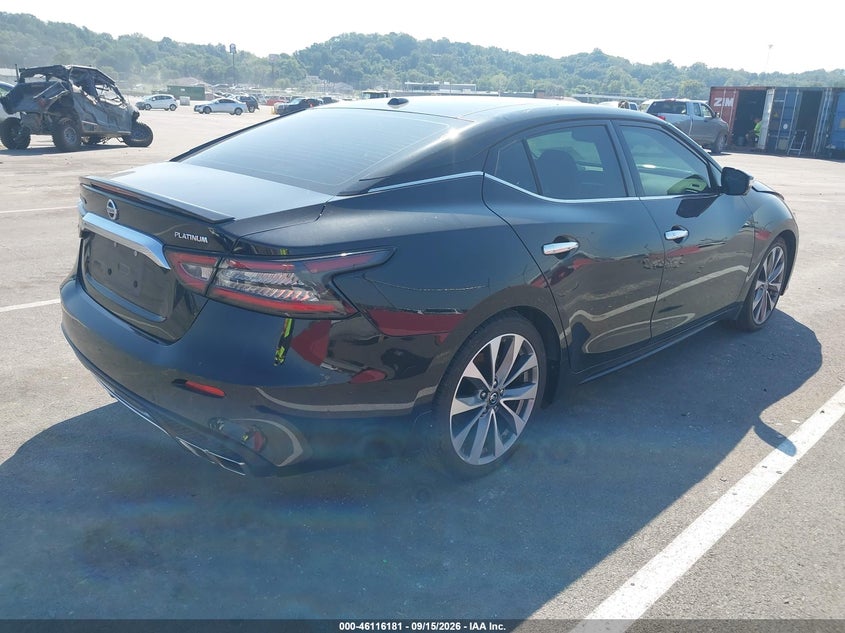 Vin: 1n4aa6fvxnc501092, lot: 46615897, nissan maxima platinum xtronic cvt 20224