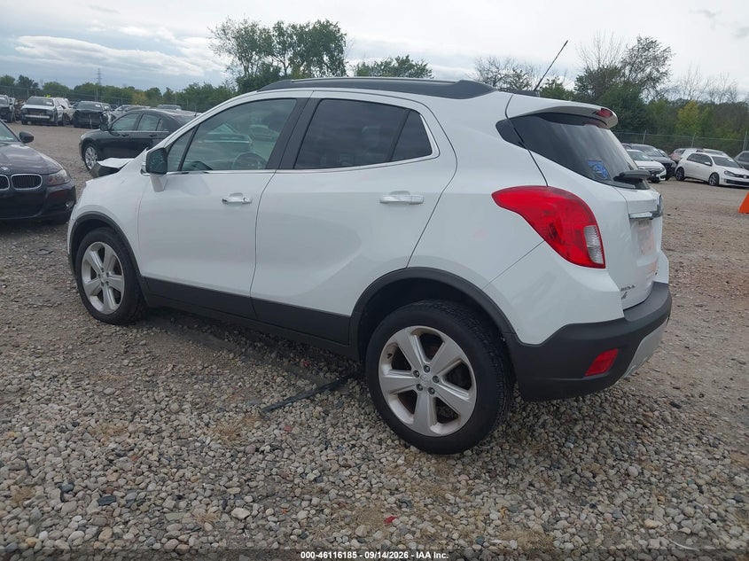Vin: kl4cjasb5gb582944, lot: 46615901, buick encore 20163