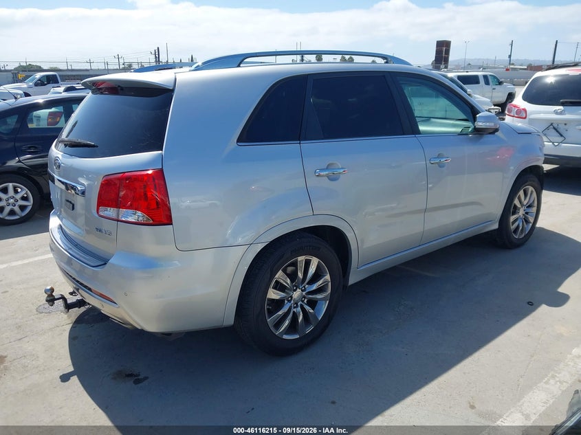 Vin: 5xykw4a20cg275770, lot: 46615931, kia sorento sx v6 20124