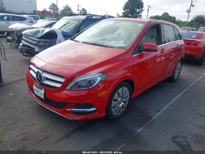 Vin: wddvp9ab2ej001700, lot: 46615937, mercedes-benz b-class electric drive 20142