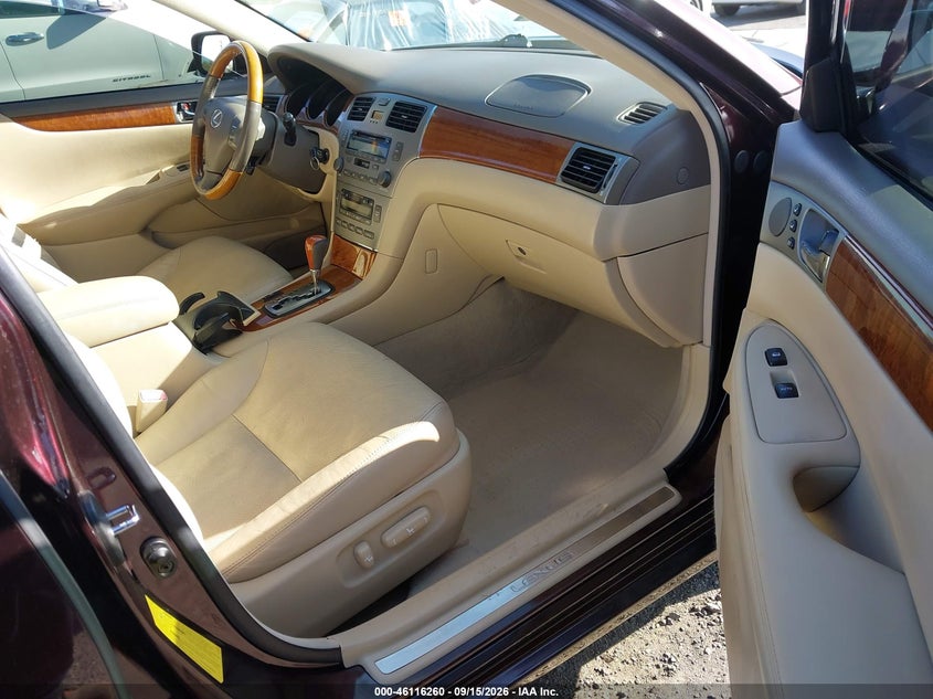 LEXUS ES 330 2005 VIN JTHBA30G055059658