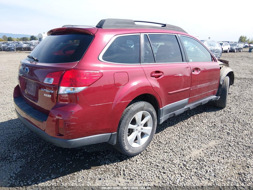 Vin: 4s4brbcc9d3206482, lot: 46615978, subaru outback 2.5i premium 20134