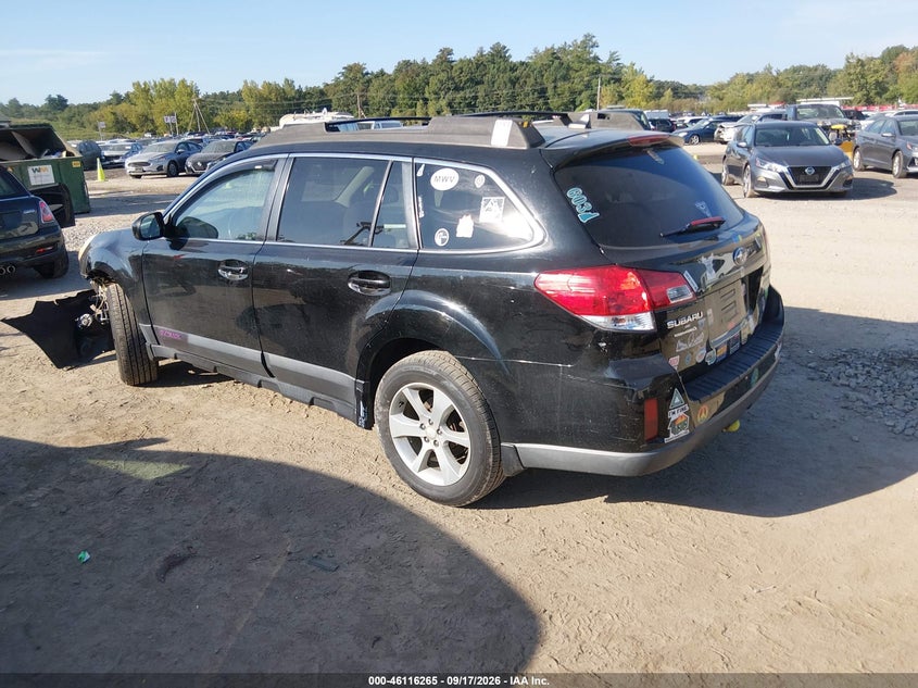 Vin: 4s4brbcc1e3240675, lot: 46615981, subaru outback 2.5i premium 20143