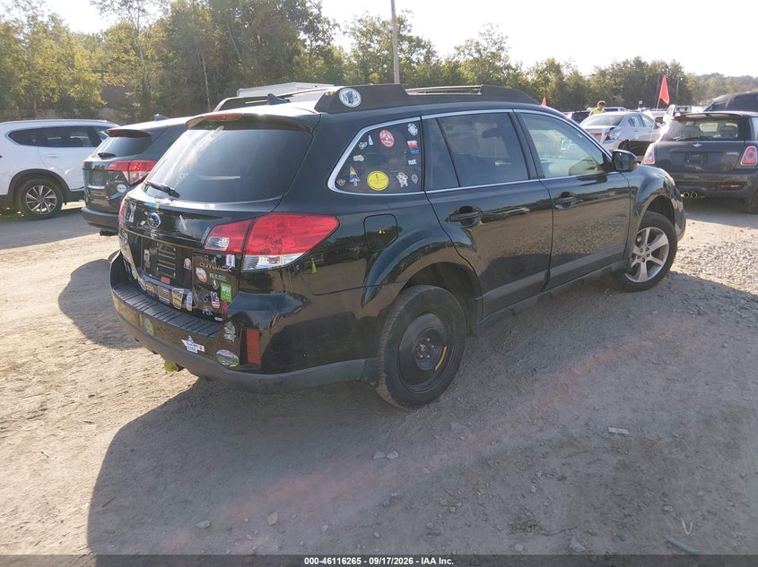 Vin: 4s4brbcc1e3240675, lot: 46615981, subaru outback 2.5i premium 20144