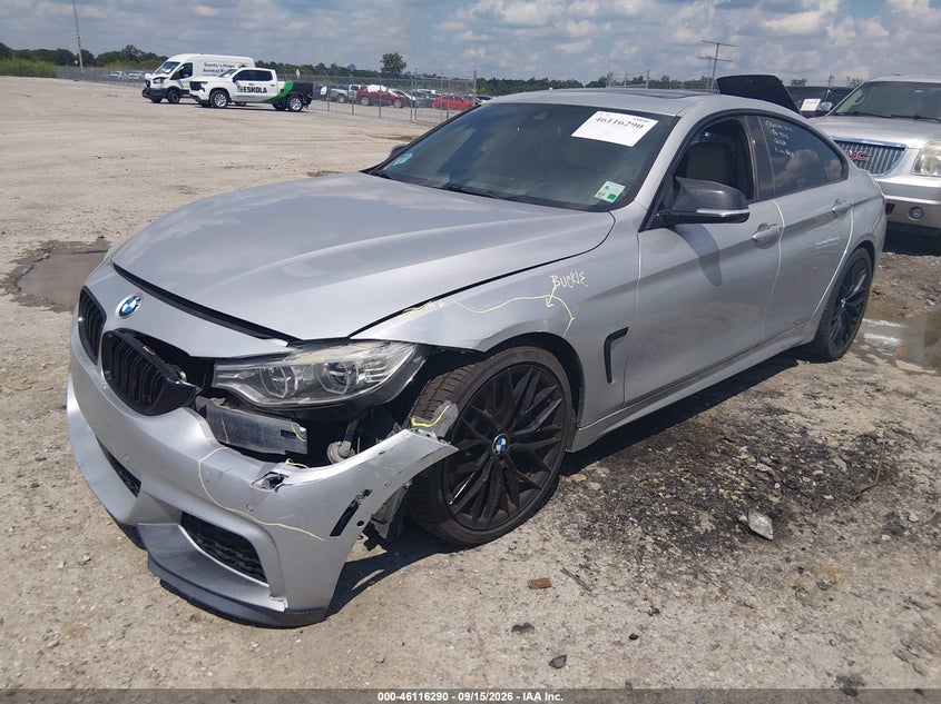 Vin: wba4b1c56fd955473, lot: 46616006, bmw 435i gran coupe 20152