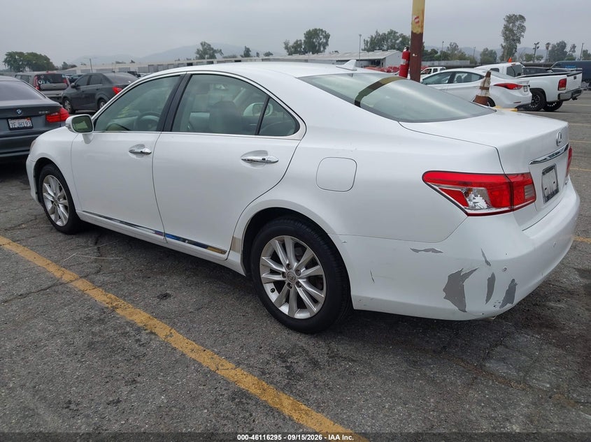 Vin: jthbk1eg2b2458160, lot: 46616011, lexus es 350 20113