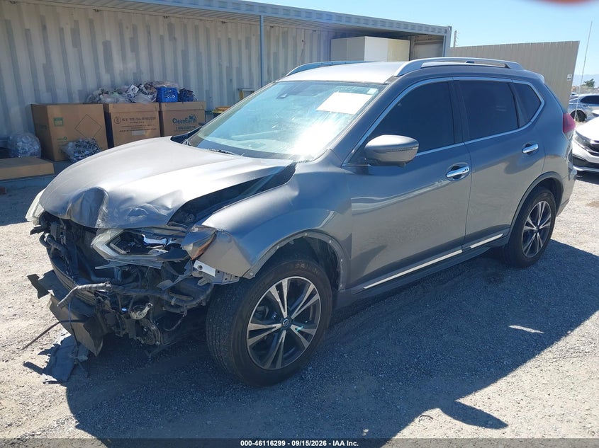 Vin: 5n1at2mt2jc761037, lot: 46616015, nissan rogue sl 20182