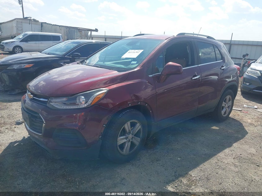 Vin: 3gncjlsb0hl173498, lot: 46616018, chevrolet trax lt 20172