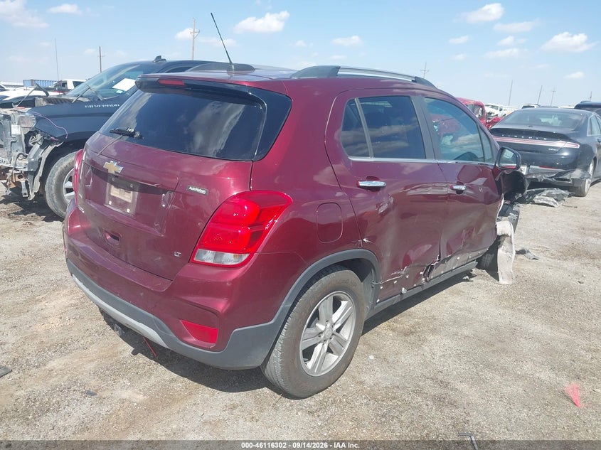 Vin: 3gncjlsb0hl173498, lot: 46616018, chevrolet trax lt 20174